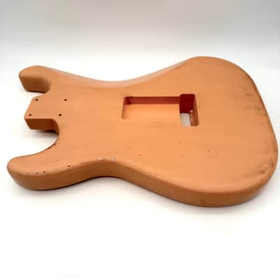 MJT Stratocaster Body Alder Relic Nitro Aged Peach mjt6673 image 6