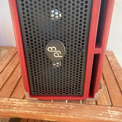 Phil Jones C2 Compact 2 200-Watt 2x5" Bass Speaker Cabinet 2023 Red image 2