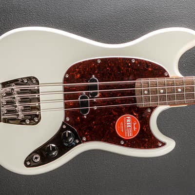 Squier Classic Vibe 60’s Mustang Bass - Olympic White image 1