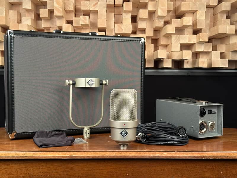 Neumann M 49 V Large Diaphragm Multipattern Tube Condenser Microphone. MINT. Full package. M49V M49 image 1