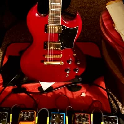 Jay Turser SG style 12 string Red image 1