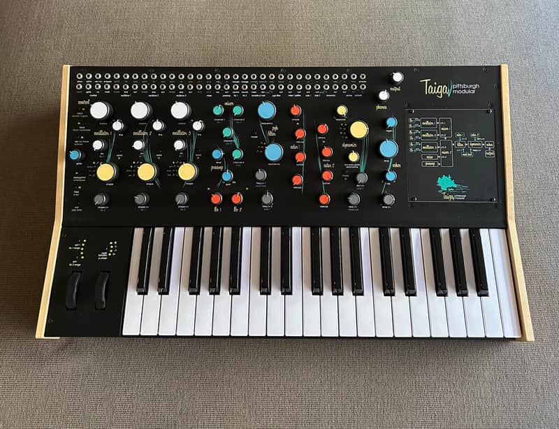 Pittsburgh Modular Taiga Keyboard 37-Key Paraphonic Synthesizer 2024 - Present - Black image 1