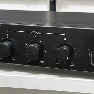 JVC Karaoke Mic Mixer MI-A60 1990s - Black image 3