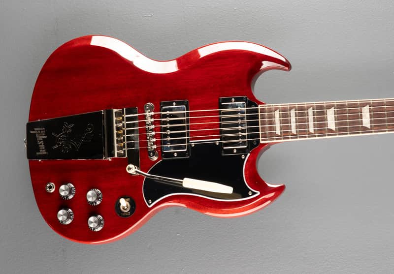 Gibson USA SG Standard '61 Maestro Vibrola - Vintage Cherry image 1