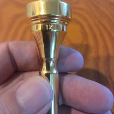 Dennis Wick London 1X Trumpet Mouthpiece Gold plate image 2