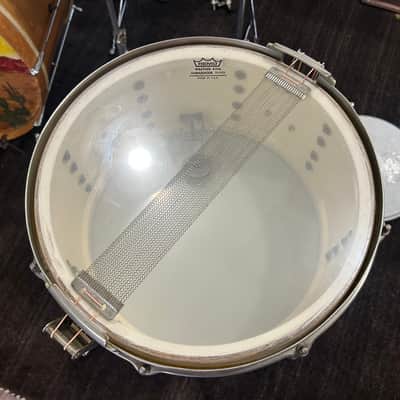 1940 Leedy Broadway Standard 6.5x14 white marine pearl vintage snare drum image 7