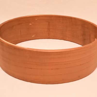 UNMARKED MULBERRY DRUM SHELL 10" DIAMETER  - SATIN STAIN - NO CLEAR COAT FREE SHIP TO C-USA! image 2