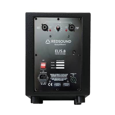 Red Sound Elis 8 Stereo Bundle FR/FR Speaker Cabinets Black image 2