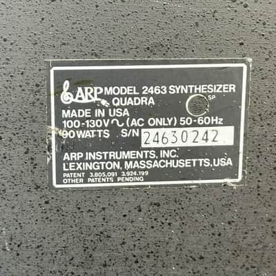 ARP Quadra 2463 Synthesizer (Serviced) image 4