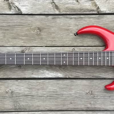 2000 Tobias Toby Deluxe 4 Trans Red lefty image 5