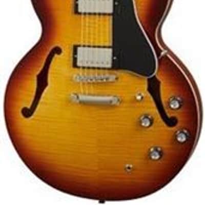 Epiphone ES335 Figured Top Guitar Raspberry Tea Burst image 1