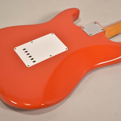 1982 Fender American Vintage Stratocaster '62 Reissue Fiesta Red Electric Guitar w/OHSC image 9