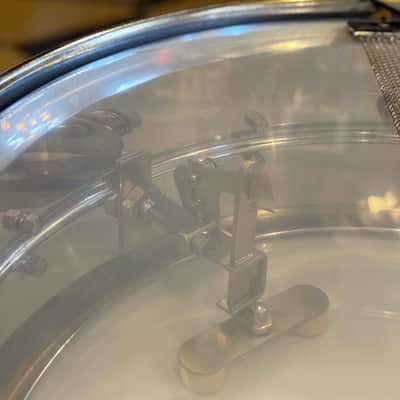 VINTAGE 1960's Sonor 5x14 D444 All Metal Teardrop 8-Lug Snare Drum - Brass image 6