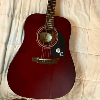 Epiphone PRO-1 ULTRA Electro-Acoustic Guitar, Wine Red | Reverb