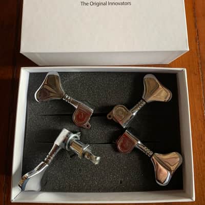 Schaller M4 vintage 1980 bass tuners Crome image 1