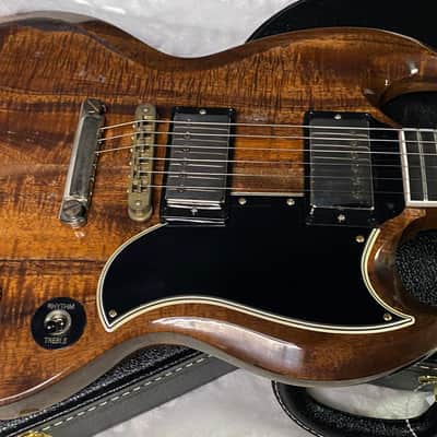 NEW! Gibson CS Custom Shop SG Custom Figured KOA - Murphy Lab Heavy Aging - Authorized Dealer - 7.5 lbs - G07385 image 3