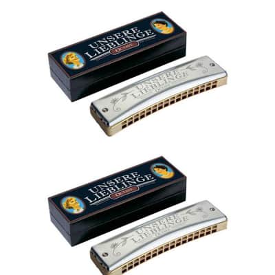 Hohner Unsere Lieblinge 32-Hole Octave Harmonica Key of G-NEW image 3