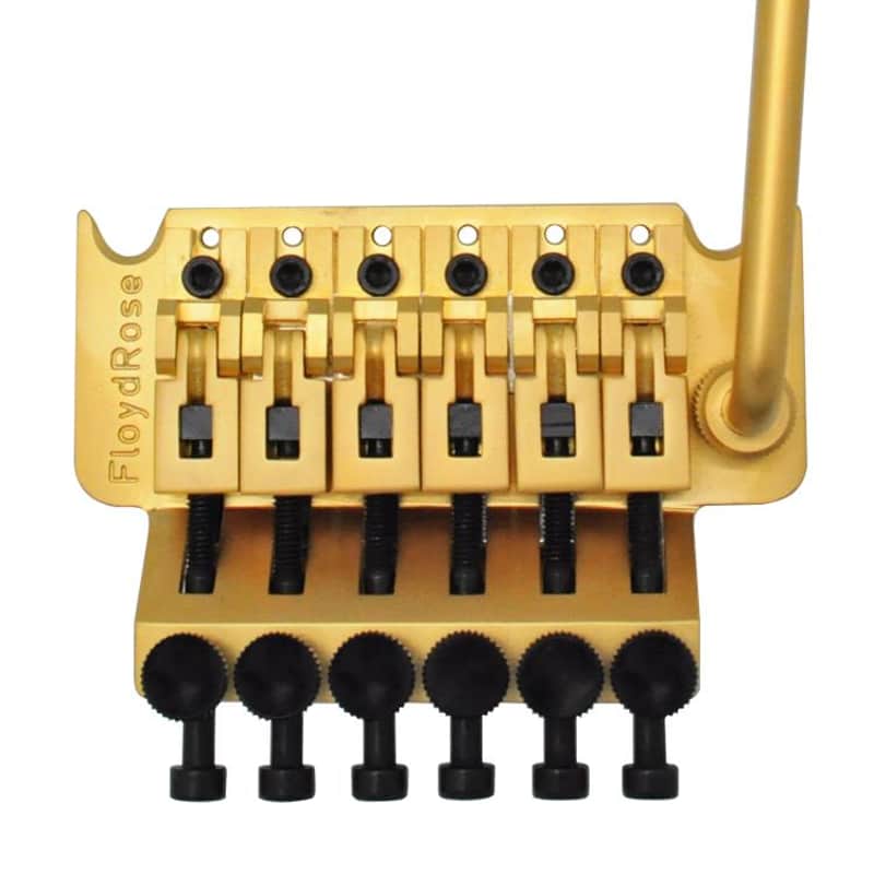 Floyd Rose Original Satin Gold Tremolo kit FRT300S - German made image 1