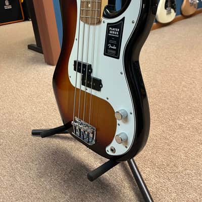 Fender Player Precision Bass with Maple Fretboard 2018 - Present - 3-Color Sunburst image 3