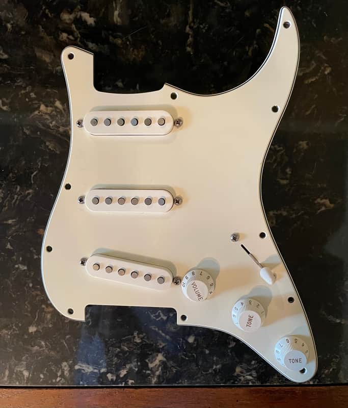 Fender Stratocaster 2007 fully loaded pickguard with stock OEM Fender standard pickups 016730 image 1