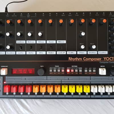 E-licktronic Yocto 2 - 2019 Black - TR-808 clone analog drum machine image 2