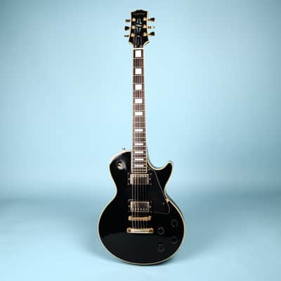 1989 Epiphone Les Paul Custom LPC-80 Open Book Ebony 1st Year image 2