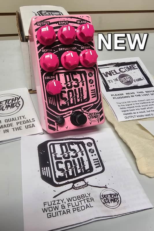 Sketchy Sounds Lost Soul FUZZ Modulation Pedal Bubblegum image 1