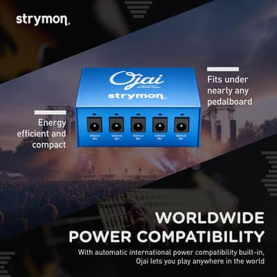 Strymon OJAI 5-Output Compact High Current DC Power Supply image 7