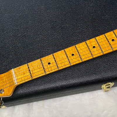NEW! Fender Custom Shop Flamethrower Telecaster Custom - NOS - Modern Specs - Texas Special Pick-Ups - AAAA Flamed Neck - Black Sparkle - Authorized Dealer - 7.5lbs - G07234 image 9