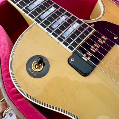 (2022) Gibson Custom Shop M2M '54 Les Paul Custom Reissue - VOS TV-Yellow image 3