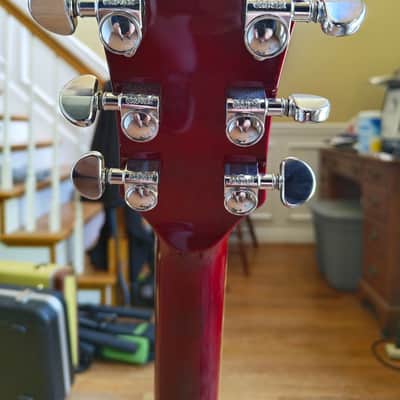 Greco MRn-140R 2014 Red Sunburst with premium Greco Hard Case image 17