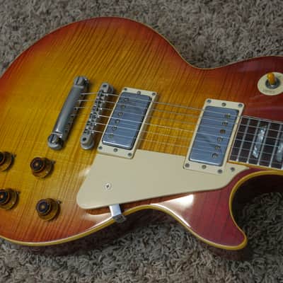 Video! 1984 Gibson Aldo Nova Les Paul Standard Reissue XPL Sunburst Les Paul with Explorer Headstock image 4