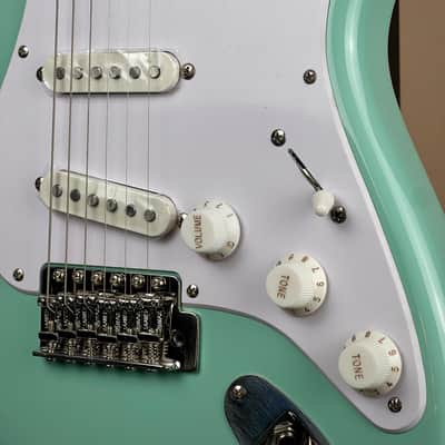 Fender Squier Limited Edition Classic Vibe '50s Stratocaster - Surf Green - Fender-Designed Alnico Pickups image 4