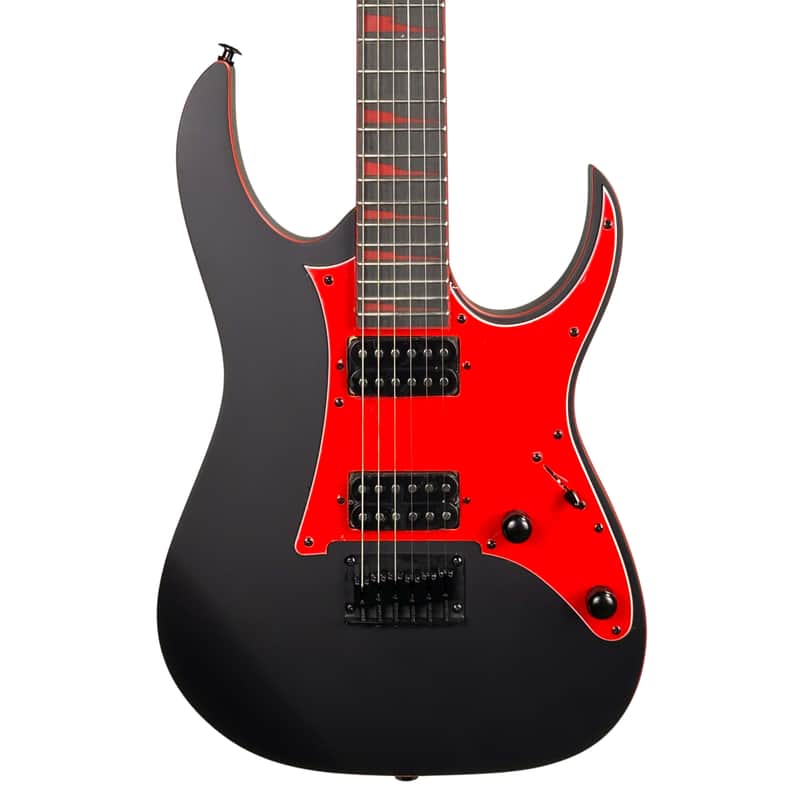 Ibanez GRG131DX RG Gio Black Flat Electric Guitar image 1