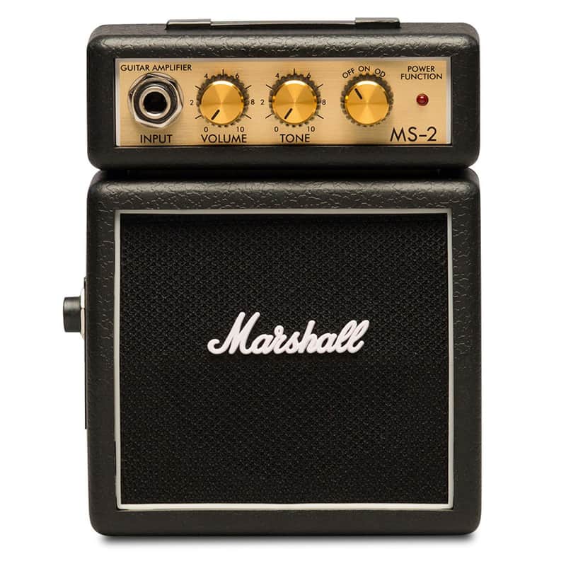 Marshall MS-2 1-watt Battery-powered Micro 1/2 Stack Amp - Black image 1