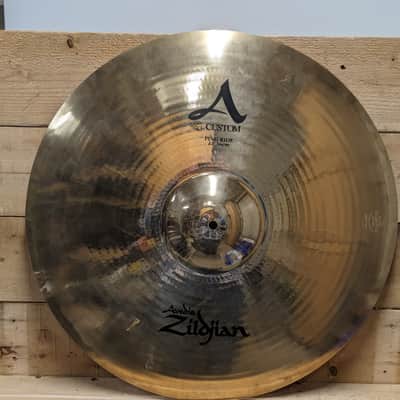 Zildjian 22" A Custom Ping Ride Cymbal 1991 - Present - Brilliant image 1