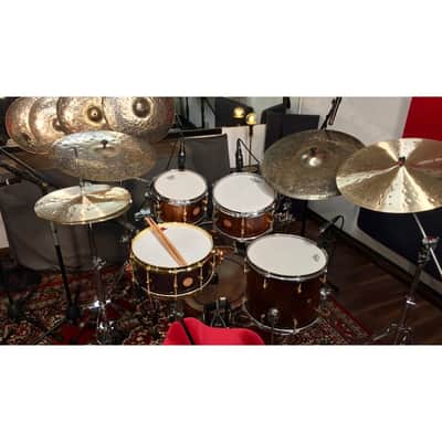 Antonio Drums True Solid Walnut Drum Set - 10x7 / 14x12 / 20x14 image 6