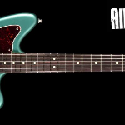 Fender American Professional Classic Jazzmaster Electric Guitar Faded Sherwood Green Metallic image 2