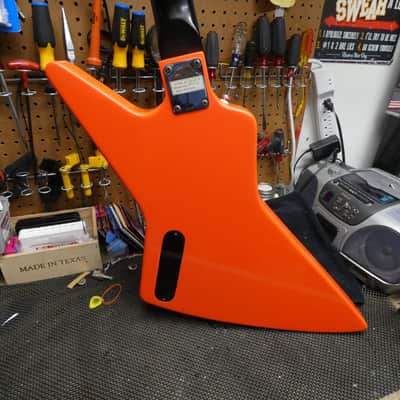 Arbor Explorer Bass 1987 - Dayglo Signal Red image 3