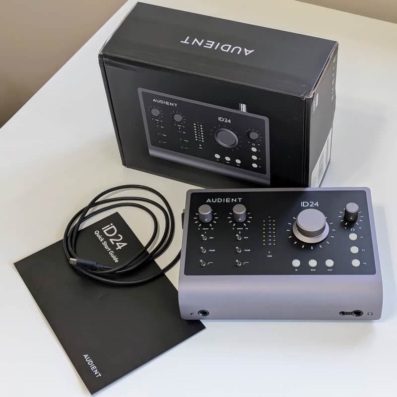 Audient iD24 USB-C Audio Interface - Black image 1