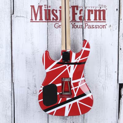 Kramer 1984 Reissue 2005 Eddie Van Halen 5150 Striped Electric Guitar w Gig Bag image 9