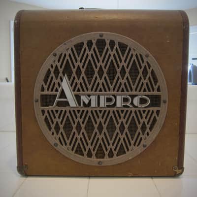 AMPRO Speaker Cabinet 12" 16 OHM Jensen Plug & Play Circa-1948-Brown Wrap image 4