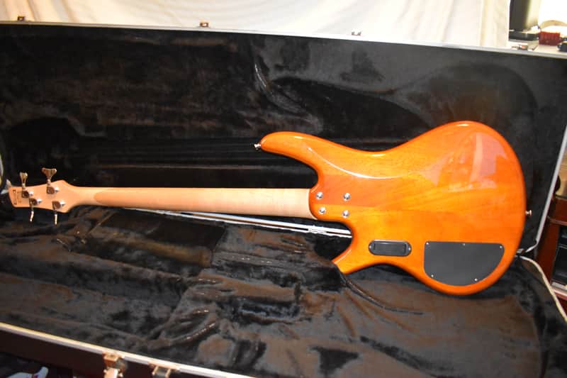 ibanez gio soundgear n427 bass guitar flame top | Reverb