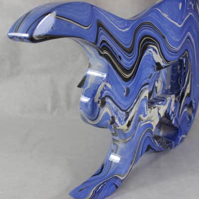 Swirled HSH Trem RGD Guitar body fits Ibanez (tm) 7 string RG and UV Necks J1273 image 7
