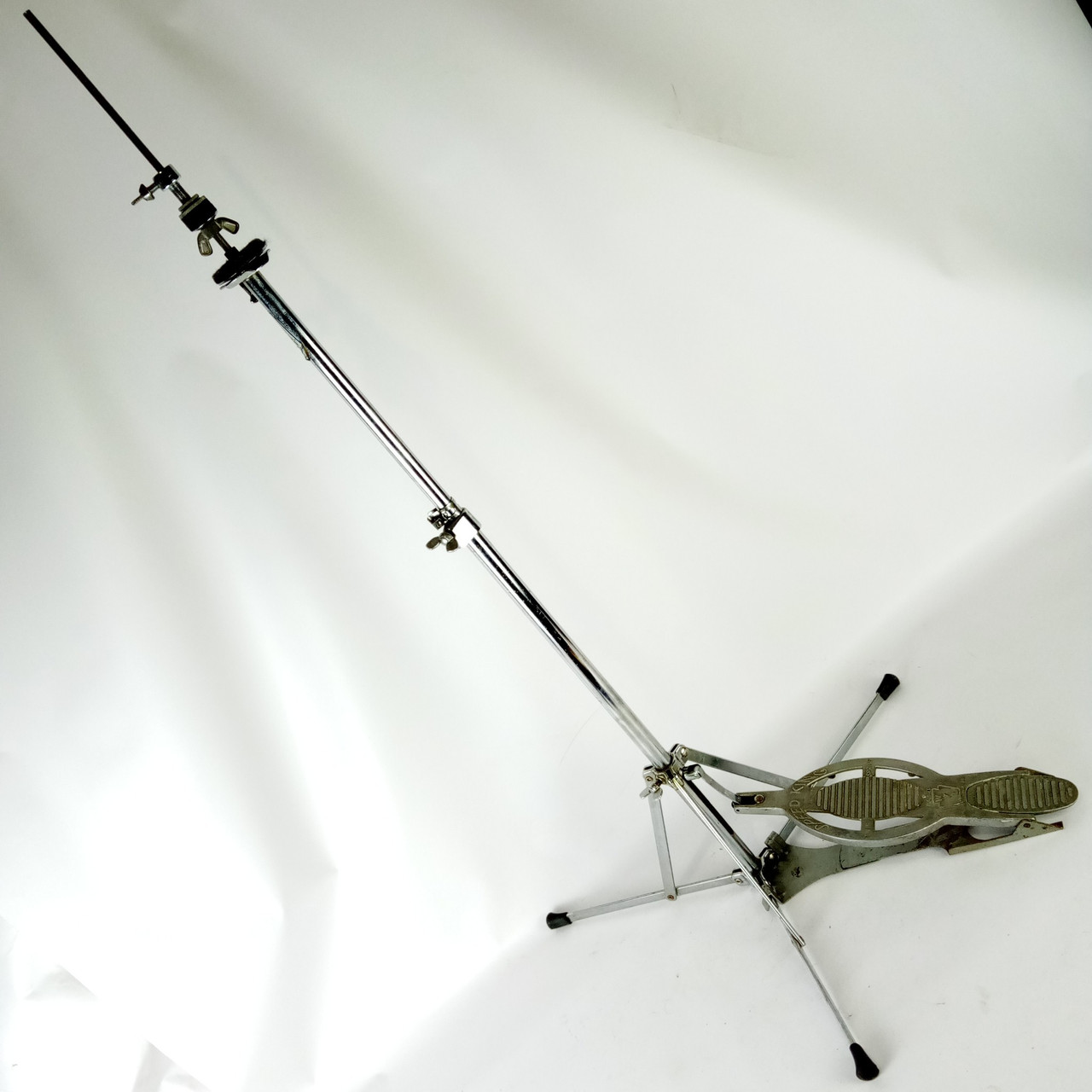 Ludwig WFL Flat-Base Hi-Hat Cymbal Stand#1121 Speed-King Micro-Clutch Vintage50s — main photograph