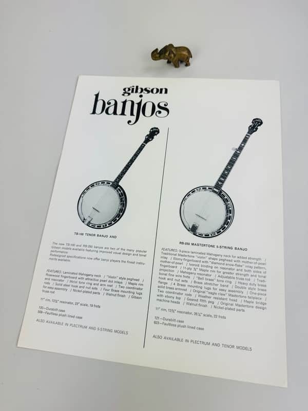Gibson Late 1960s Banjos Flyer image 1