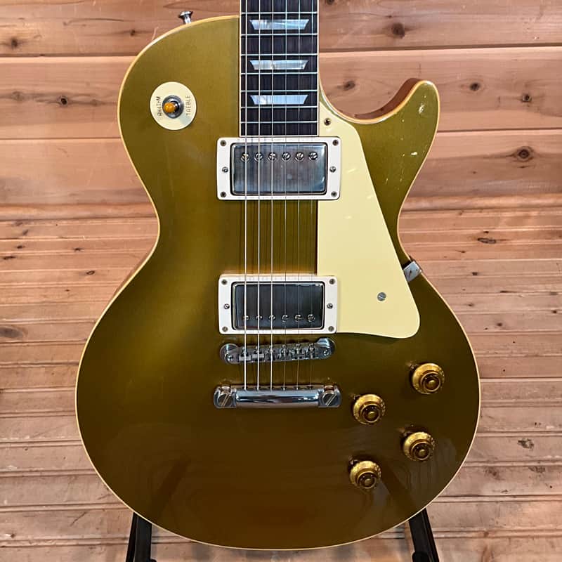 Gibson Custom Shop 1957 Les Paul Goldtop Reissue Electric Guitar - Double Gold image 1