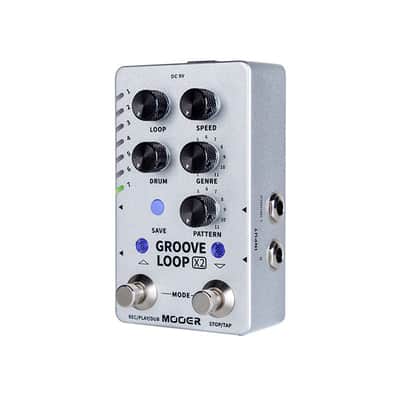 Mooer M721 Groove Loop x2 Stereo Looper & Drum machine Effects Pedal image 3