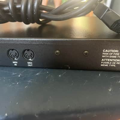 DigiTech TSR-12 Studio Reverb / Multi-Effects Processor with IEC power cable and rack mount bolts/washers. Looks near new. image 8