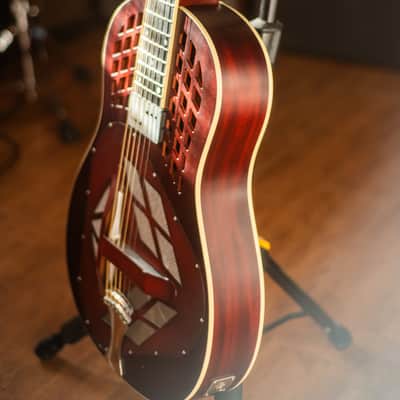 National M-1 Tricone Resophonic Guitar with Pickup image 5